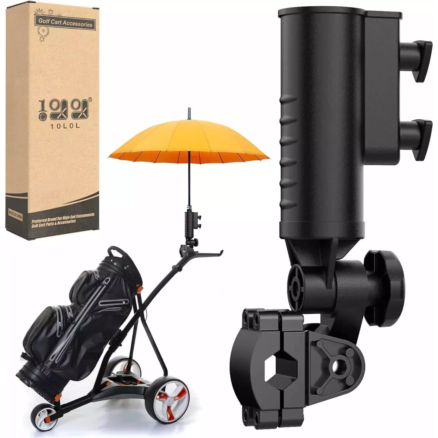 10L0L Heavy Duty Golf Push Cart Umbrella Holder 10L0L Heavy Duty Golf Universal