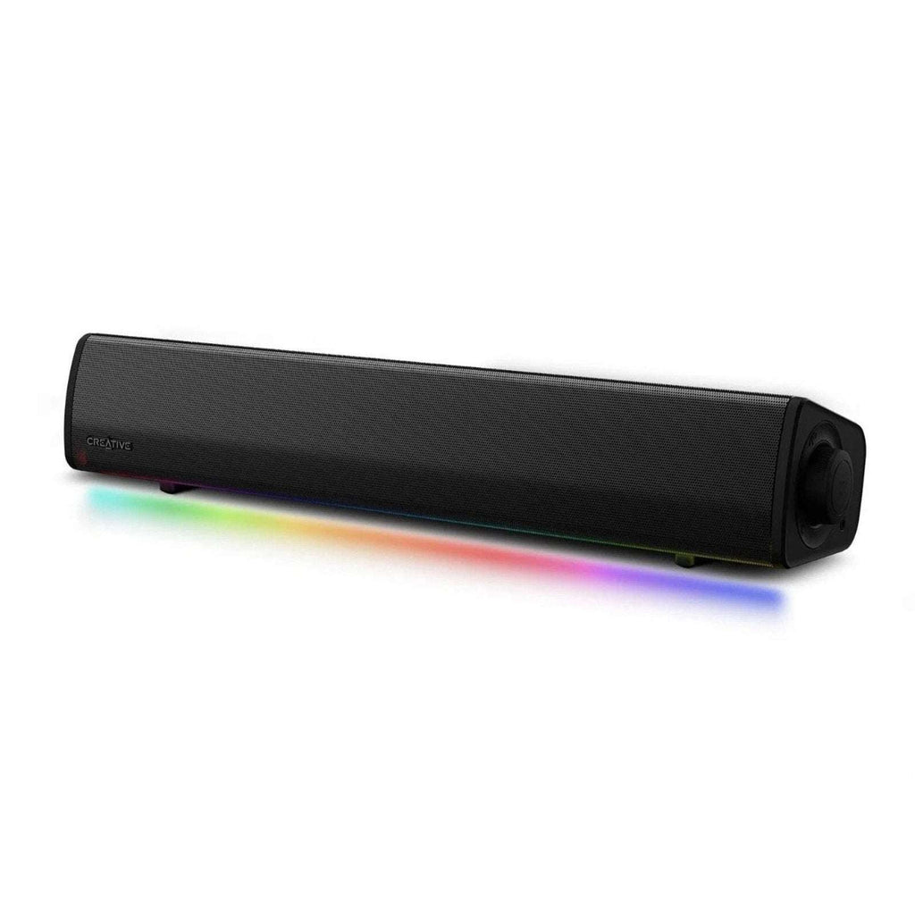 Creative Labs Sound Blaster GS3 Compact RGB Gaming Soundbar w/ Super Wide Tech.