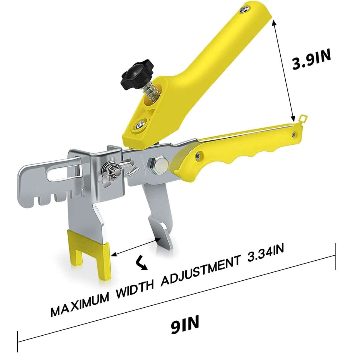 800 Pcs DGSL 1/8" Tile Leveling System with Tile Pliers - 600 Spacers 200 Wedges