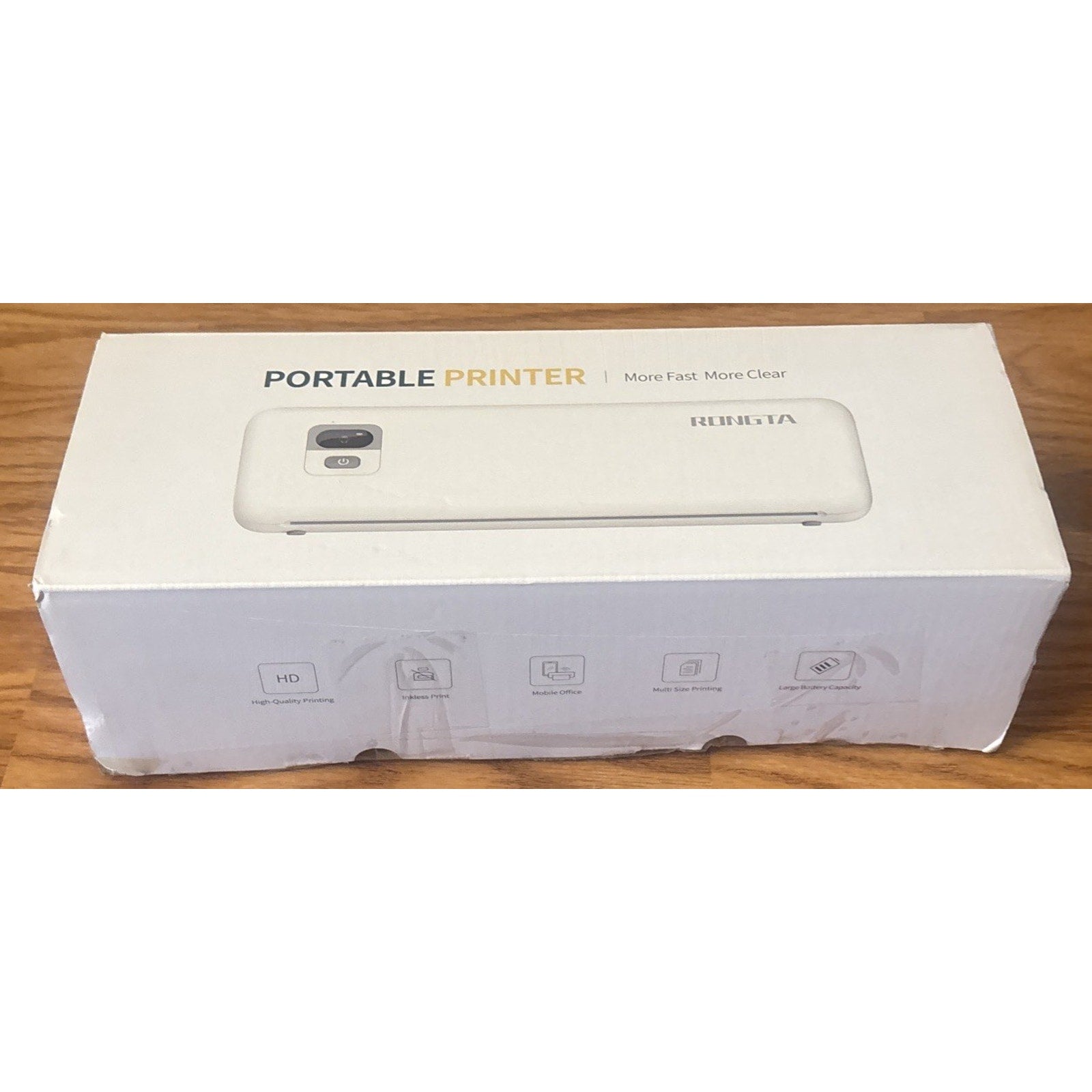 Rongta Portable Thermal Bluetooth Ink-less A4 Printer Business Travel Office NEW