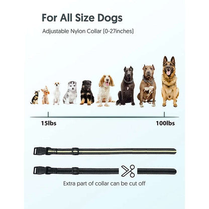 PATPET P320 Remote Dog Training Shock Collar 1000' Range Rechargeable Waterproof