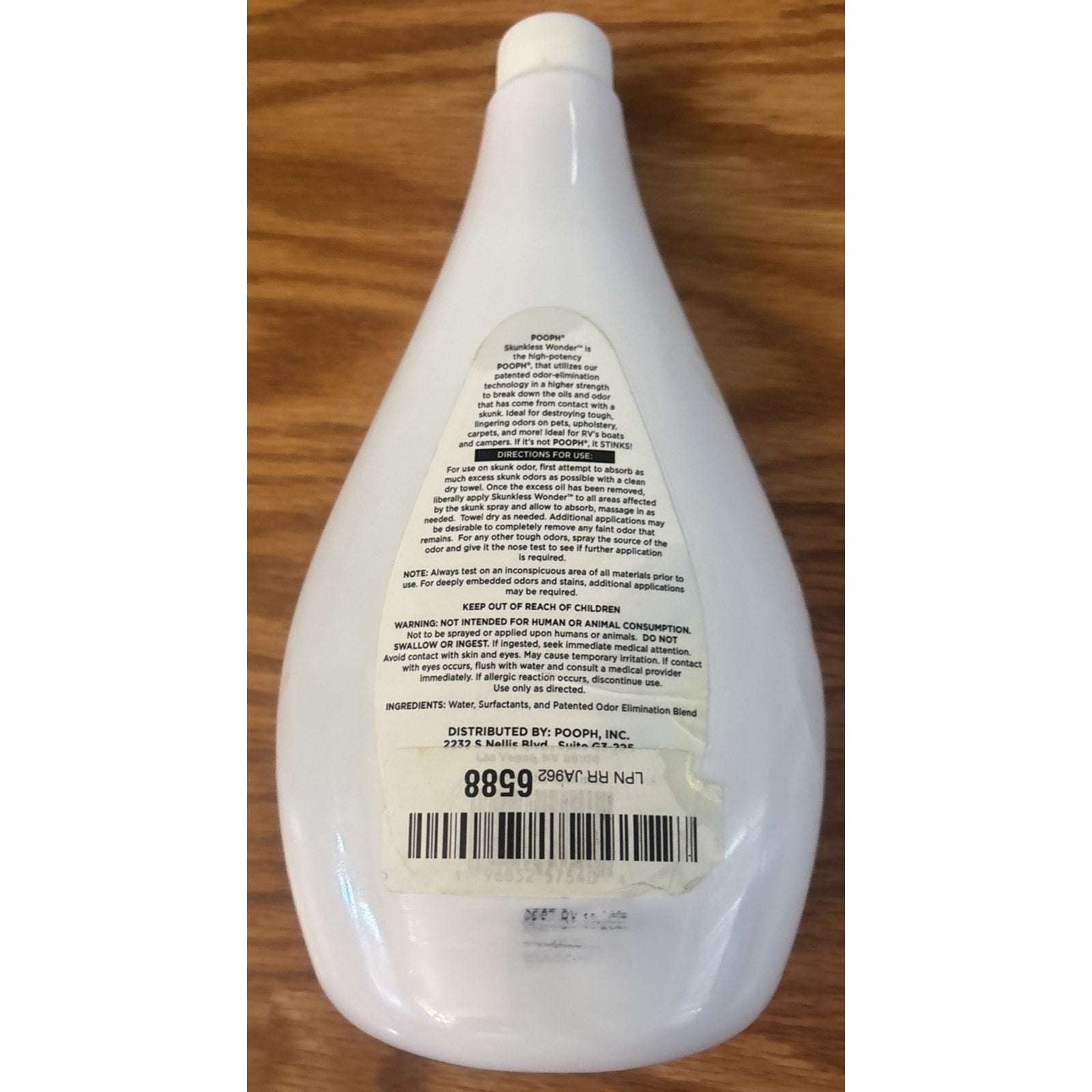 POOPH High-Potency Skunk Odor Eliminator Skunkless Wonder 32 FL Oz.