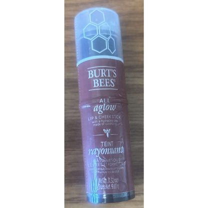 Burt's Bees All Aglow Lip & Cheek Stick # 1250 Suez Sands .32 Oz New/Sealed