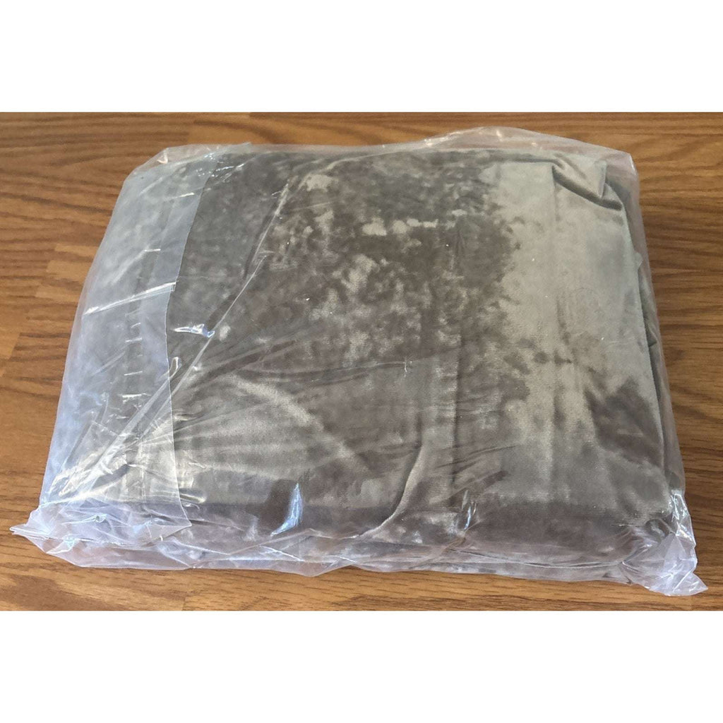 PHF Truly Velvet Fitted Sheet Queen Size Luxury Super Soft & Cozy Deep Fit Khaki
