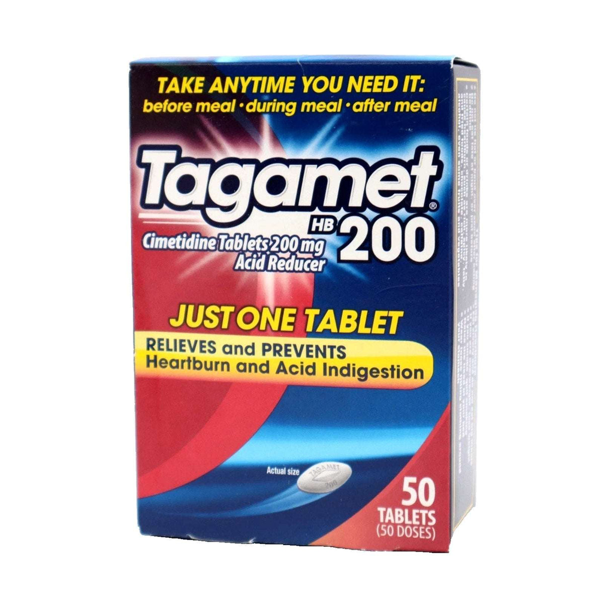 Tagamet HB 200 Acid Reducer Heartburn Relief & Prevents Tablets 50ct EXP 10/2027