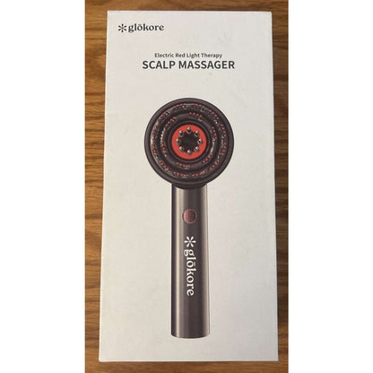 Glokore Electric Red Light Therapy Scalp Massager NEW Open Box
