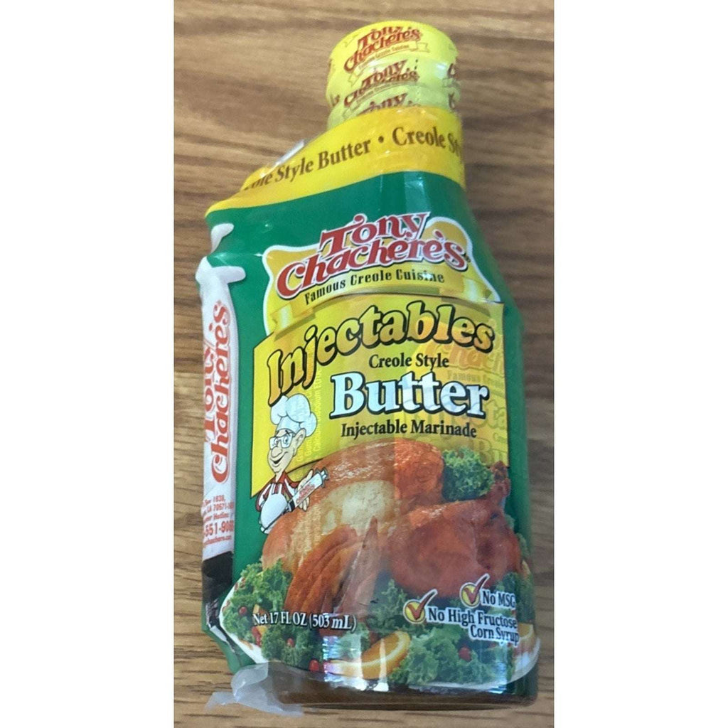 Tony Chachere's Injectables Creole Cajun Style Butter Marinade 17oz - Lot of 2