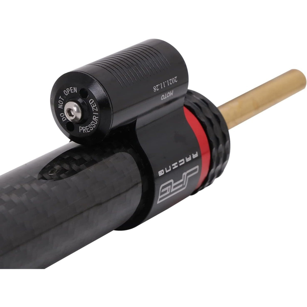JFG Racing 10" Universal Motorcycle Steering Damper Stabilizer Carbon Fiber