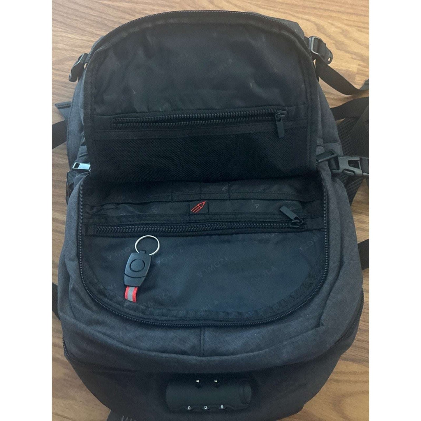 Tzowla Travel Laptop Backpack Water Resistant Anti-Theft Bag w USB Charging Port