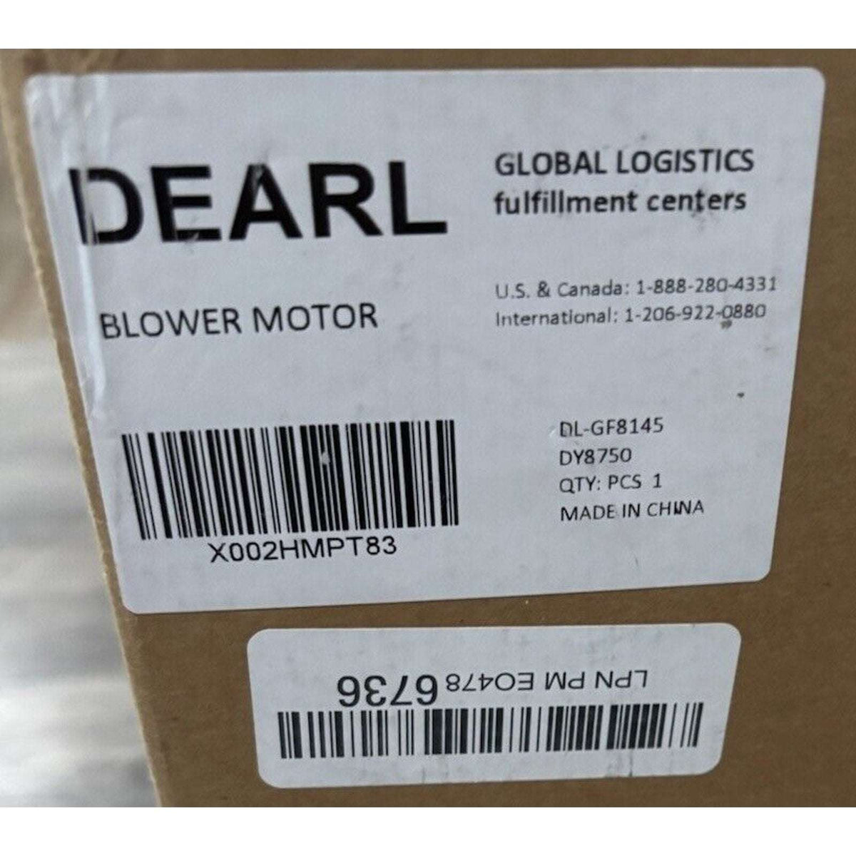 DEARL Front AC Heater Blower Motor for 07-10 Sienna 10-18 Legacy Outback CTS 08-