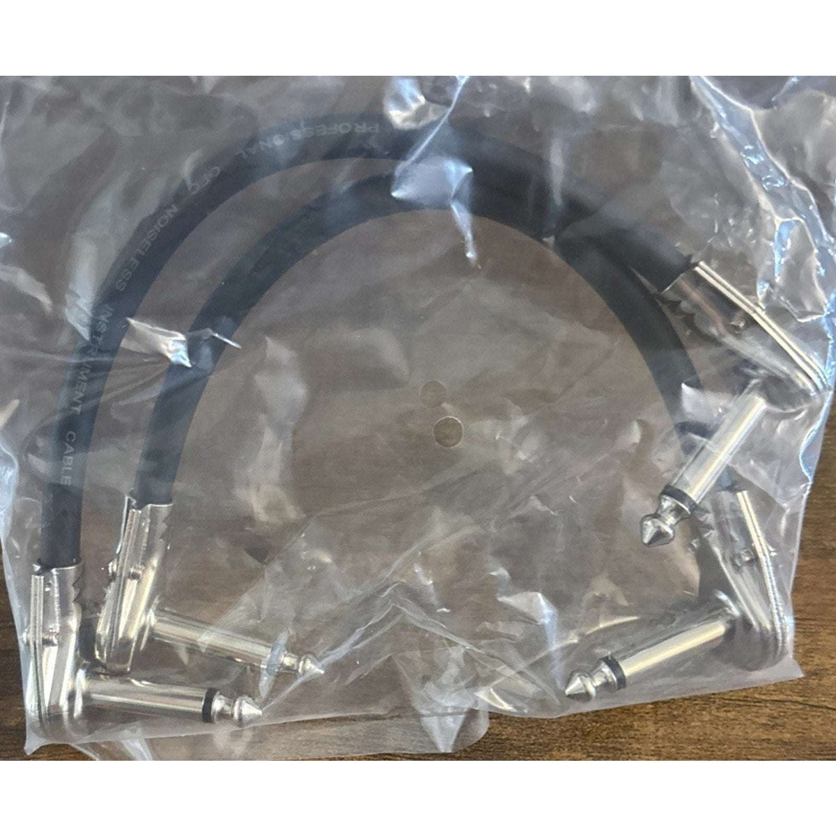 4Pack Guitar Effect Pedal Board Instrument Patch Cord Cables 6" 1/4" Right Angle
