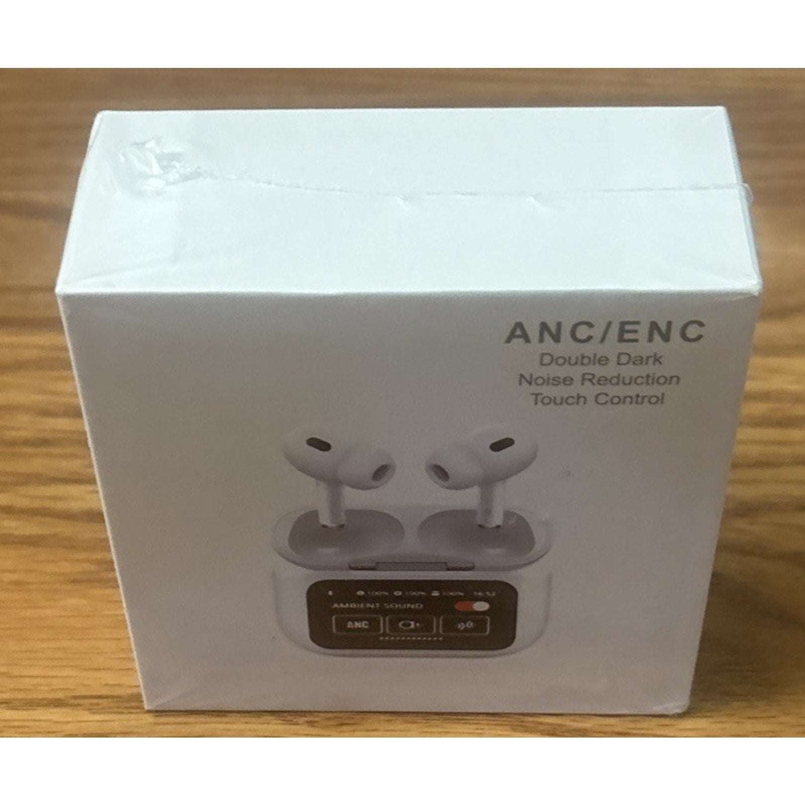 ANC/ENC Double Dark Noise Reduction Wireless Earbuds, Pro 2Y Touch Screen -NEW!