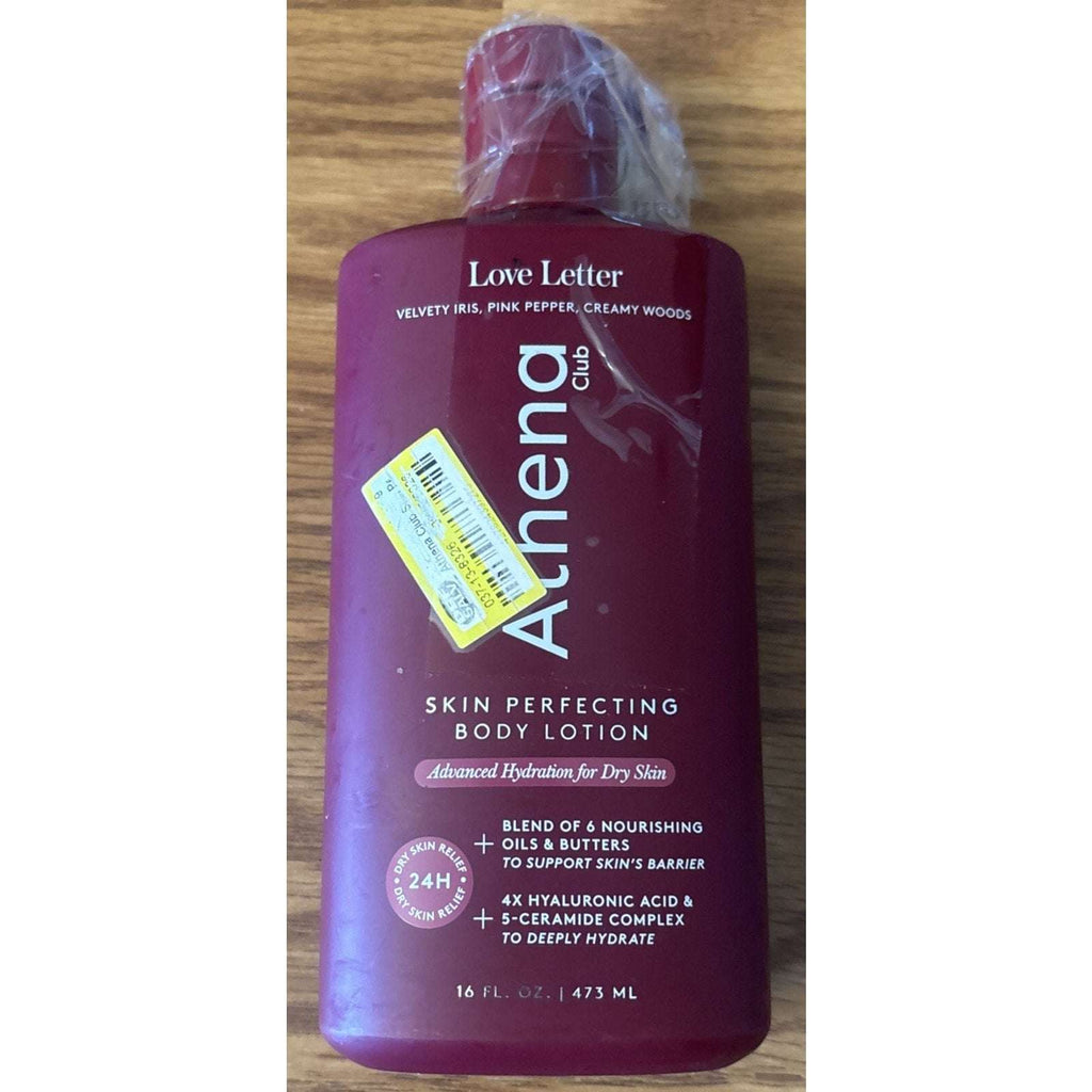 Athena Club Skin Perfecting Body Lotion Love Letter 16floz Pink Pepper, Iris, Wo