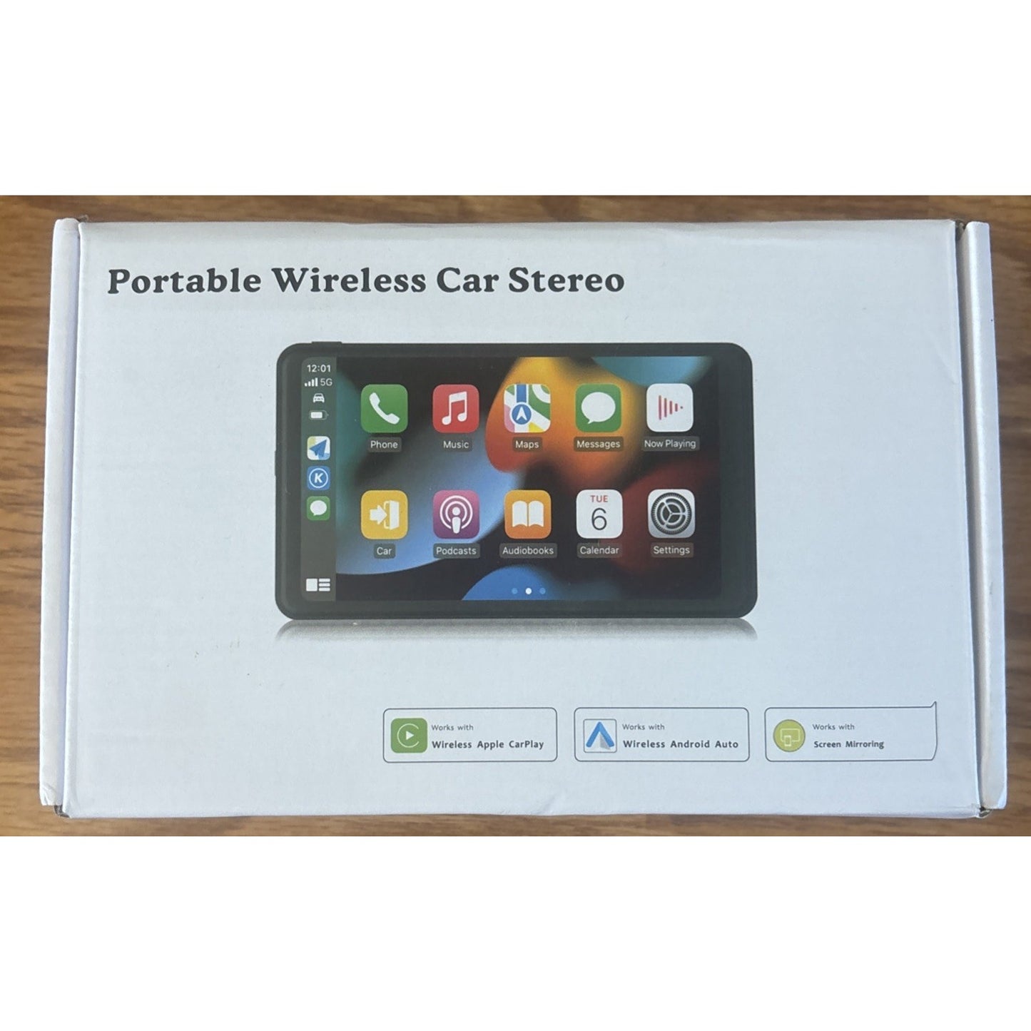 7" HD Touch Screen Wireless Apple Carplay Android Auto Bluetooth Car Stereo