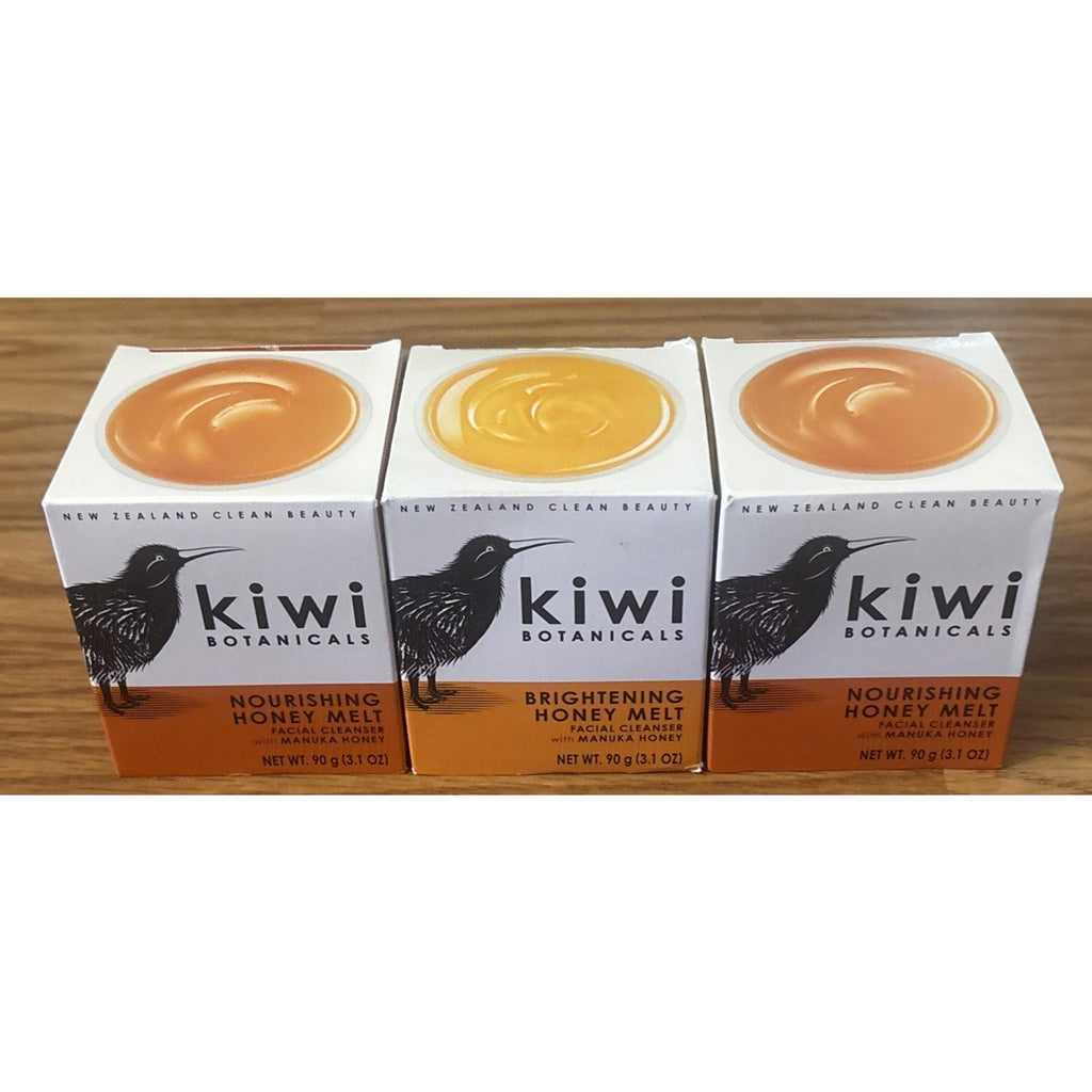 3PC Kiwi Botanicals Nourishing & Brightening Manuka Honey Melt Facial Cleanser