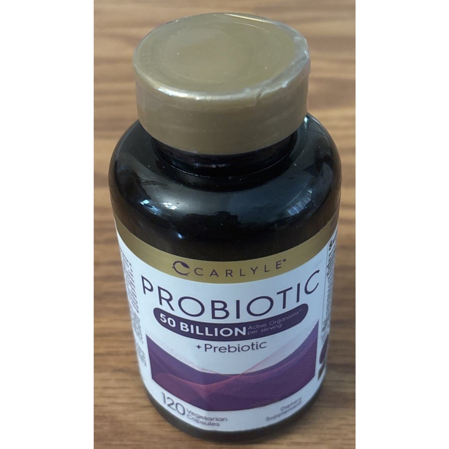 Probiotics 50 Billion CFUs 120 Capsules with Prebiotics by Carlyle EXP 02/2028
