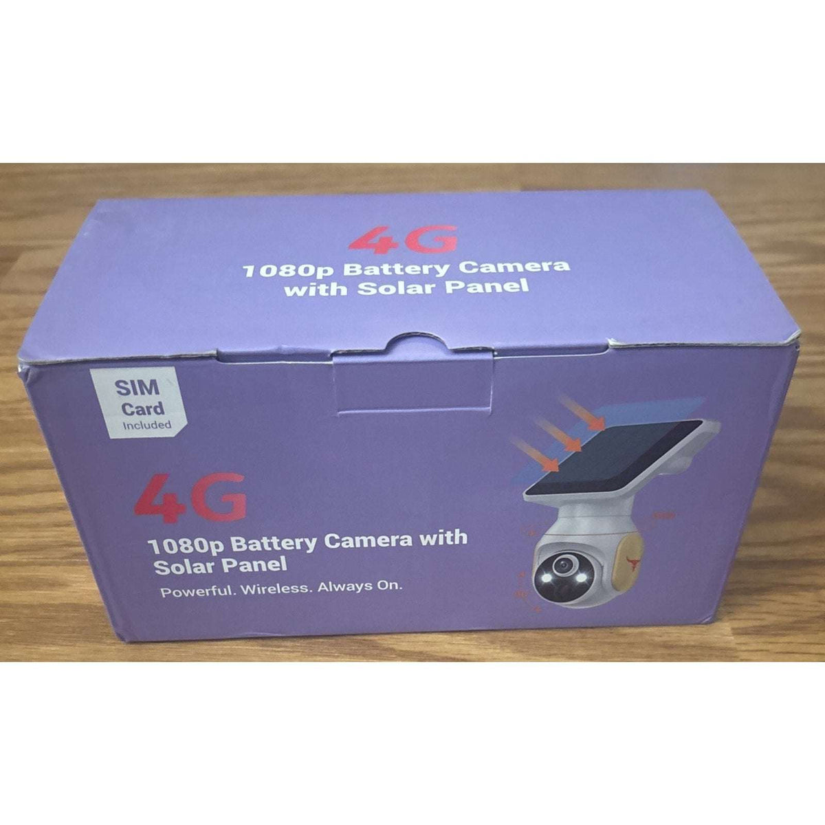 4G 1080p Security Camera Smart AI Human Detect Battery/Solar 2-Way Talk Pan/Tilt