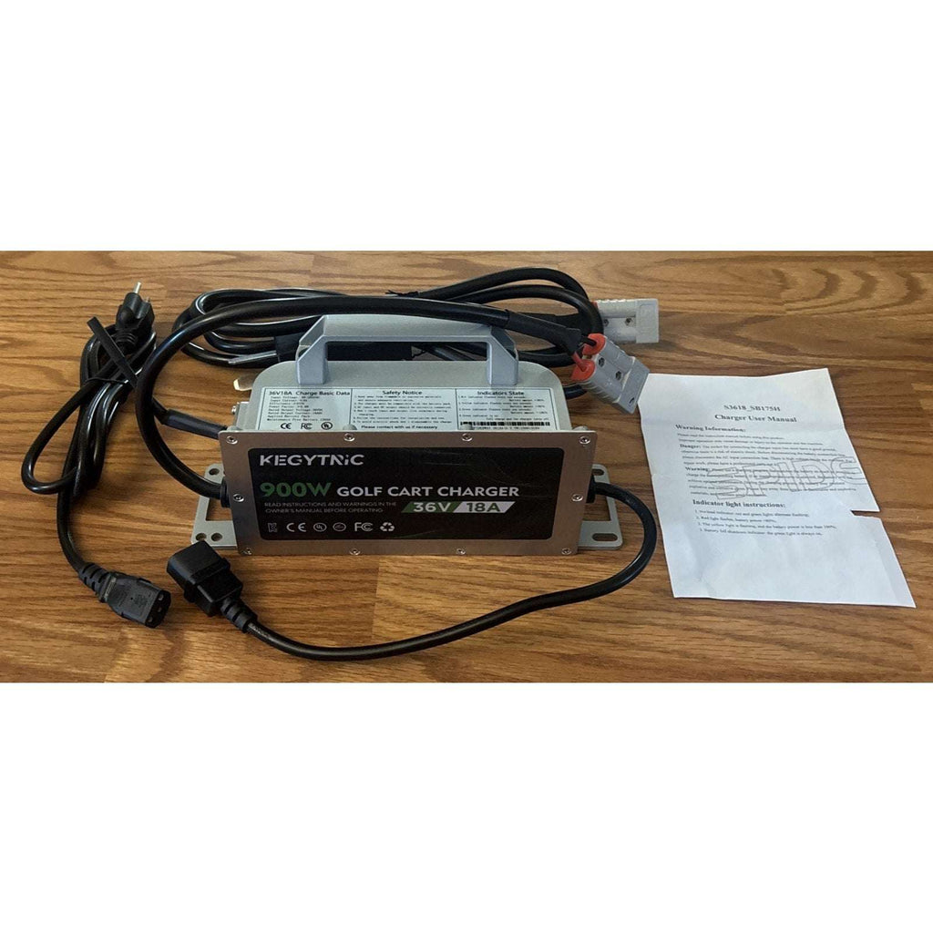 36 Volt 18 AMP Battery Charger Crowfoot Plug For EZGO Club Car Yamaha Golf Cart