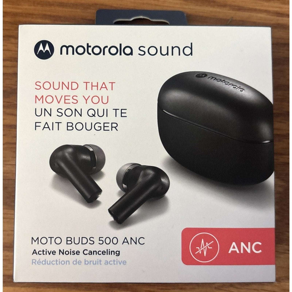 Motorola Sound Moto Buds 500 ANC True Wireless Earbuds - Active Noise Canceling