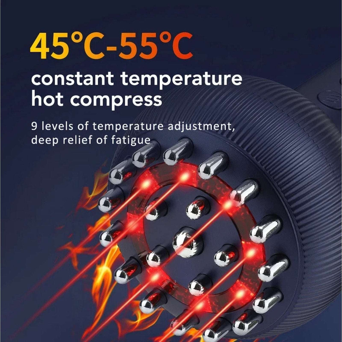 Body Sculpting Red Light Lymphatic Drainage Anti Cellulite 6Speed Massager +Heat