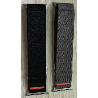 2 Pack Suitisbest Nylon Sport Band w/ S-Hook For Apple Watch 49mm 45mm 44mm 42mm