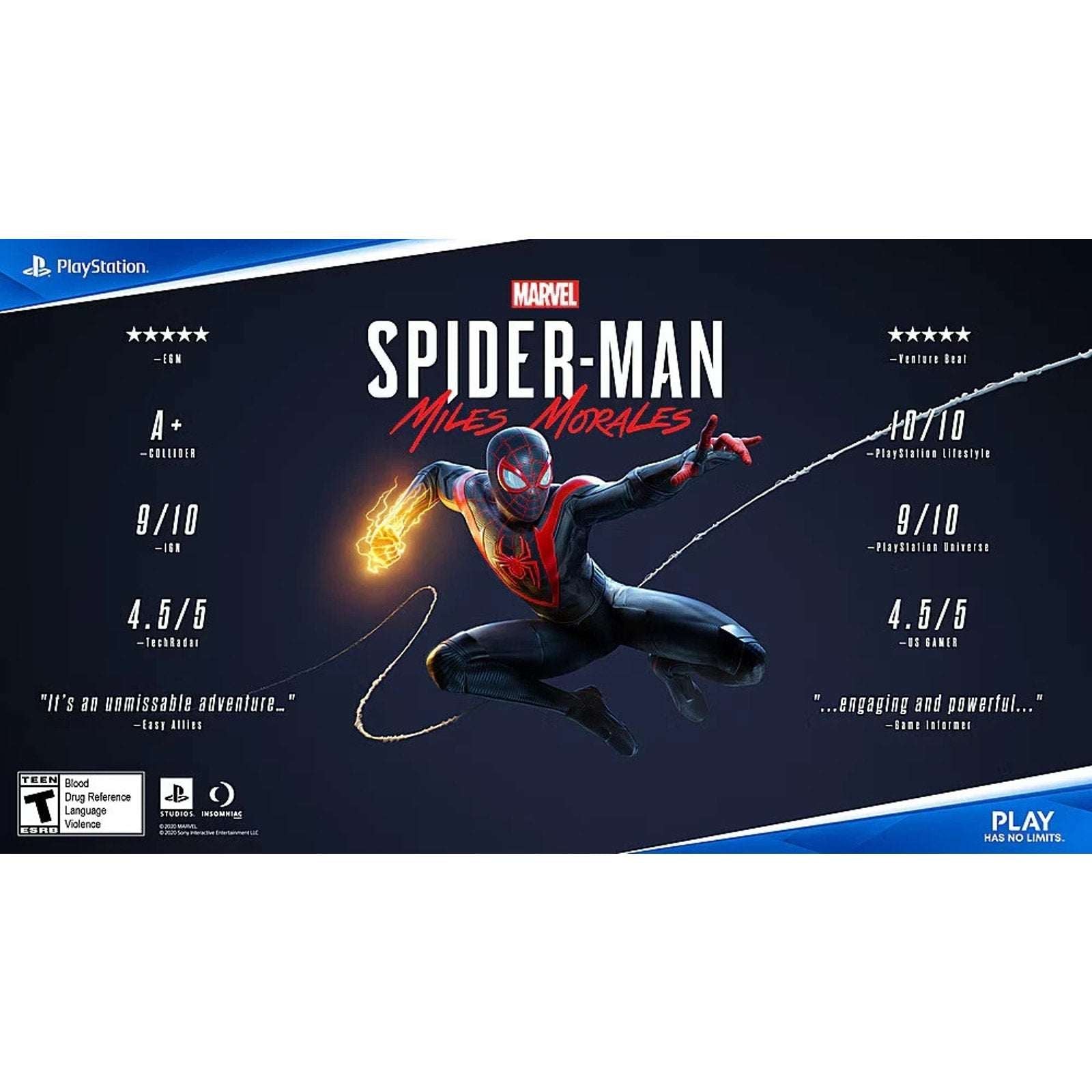 PS5 Marvel Spider-Man: Miles Morales - PlayStation 5 Game New and Sealed