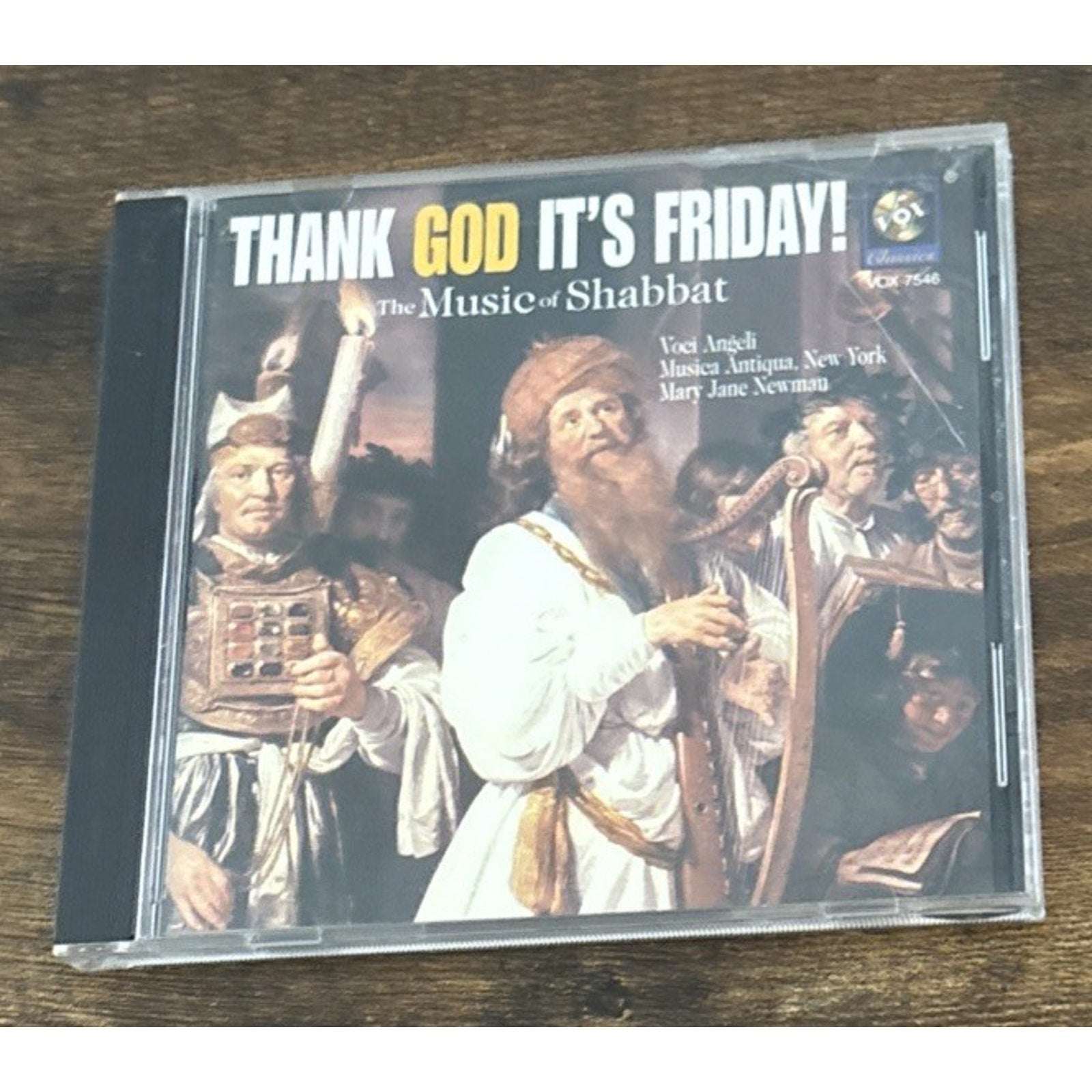 THANK GOD IT'S FRIDAY! The Music Of Shabbat CD Voci Angeli Mary Jane Newman