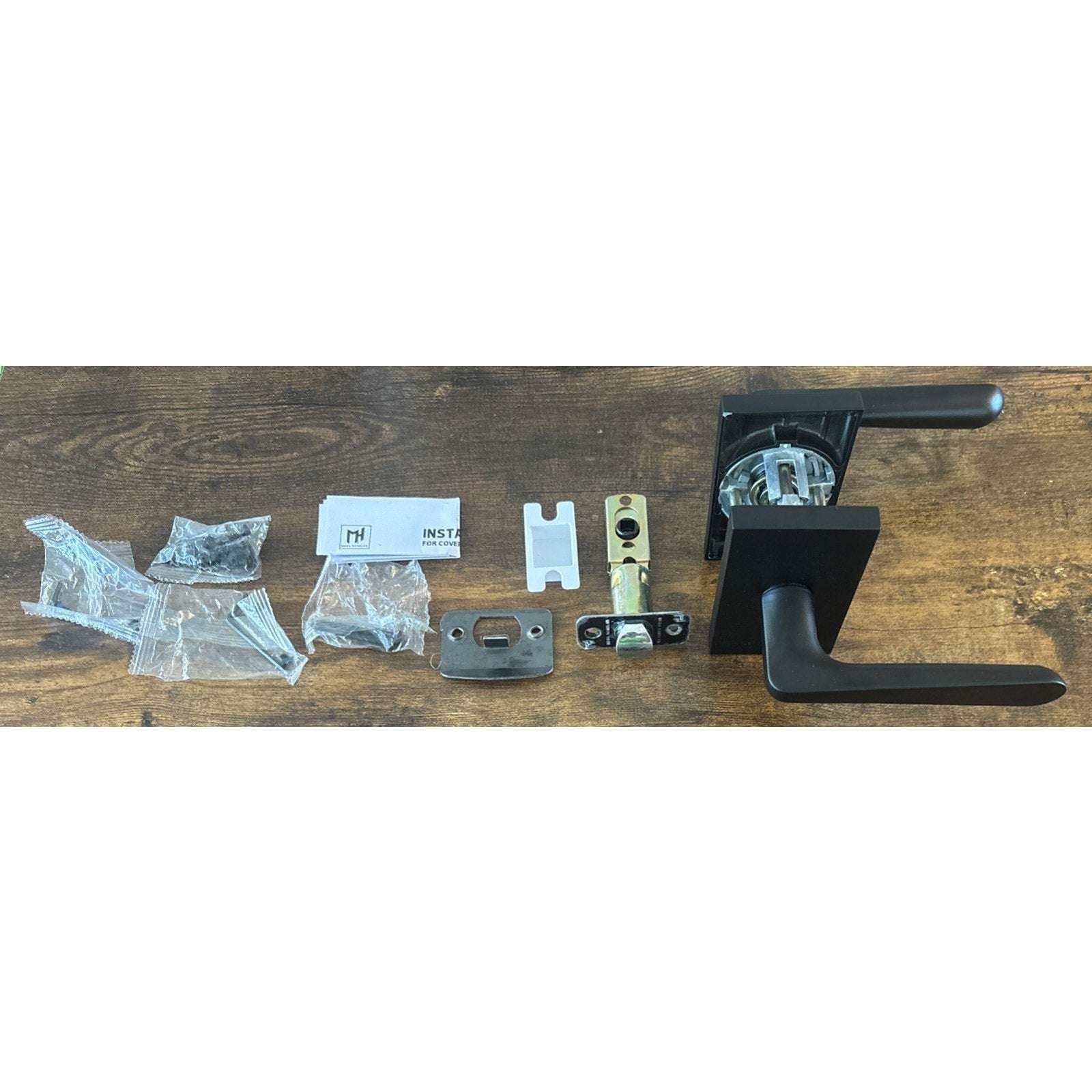 MEGA Handles SERRANO Collection Passage Door Lever Matte Black