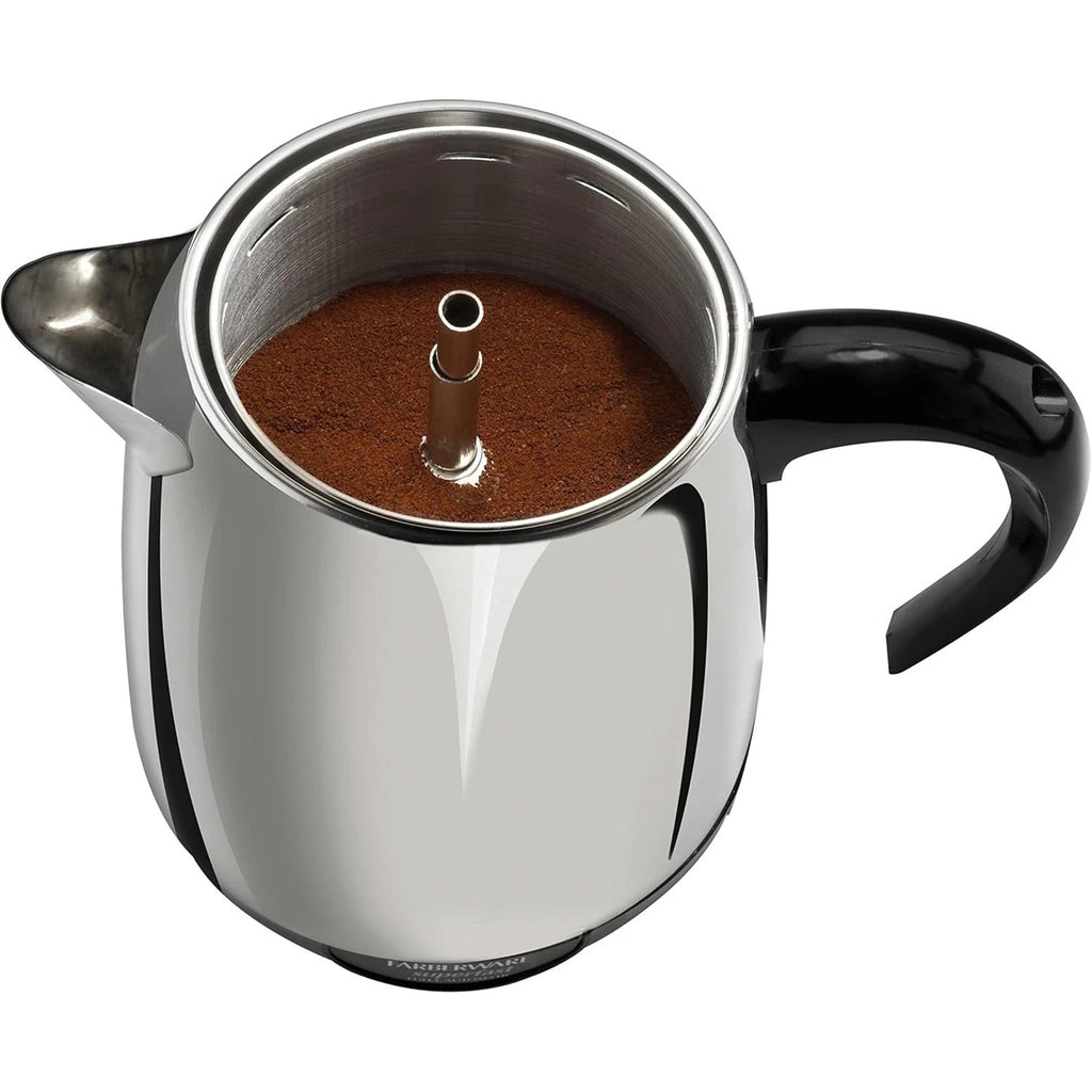 Farberware Electric Coffee Percolator FCP240 Stainless Steel Basket Automatic