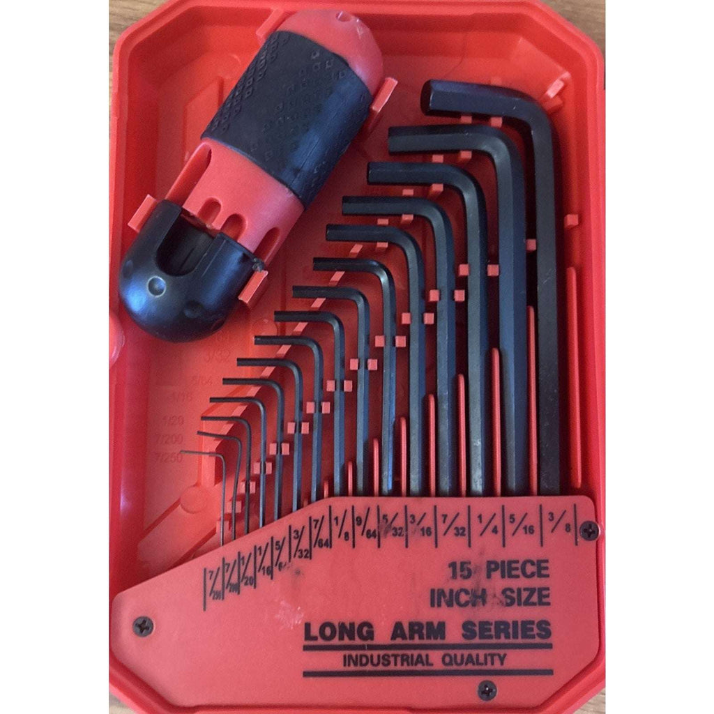 41-Piece Allen Wrench Set SAE Metric Torx Key + Hex Key T-Handle Set T9-T50