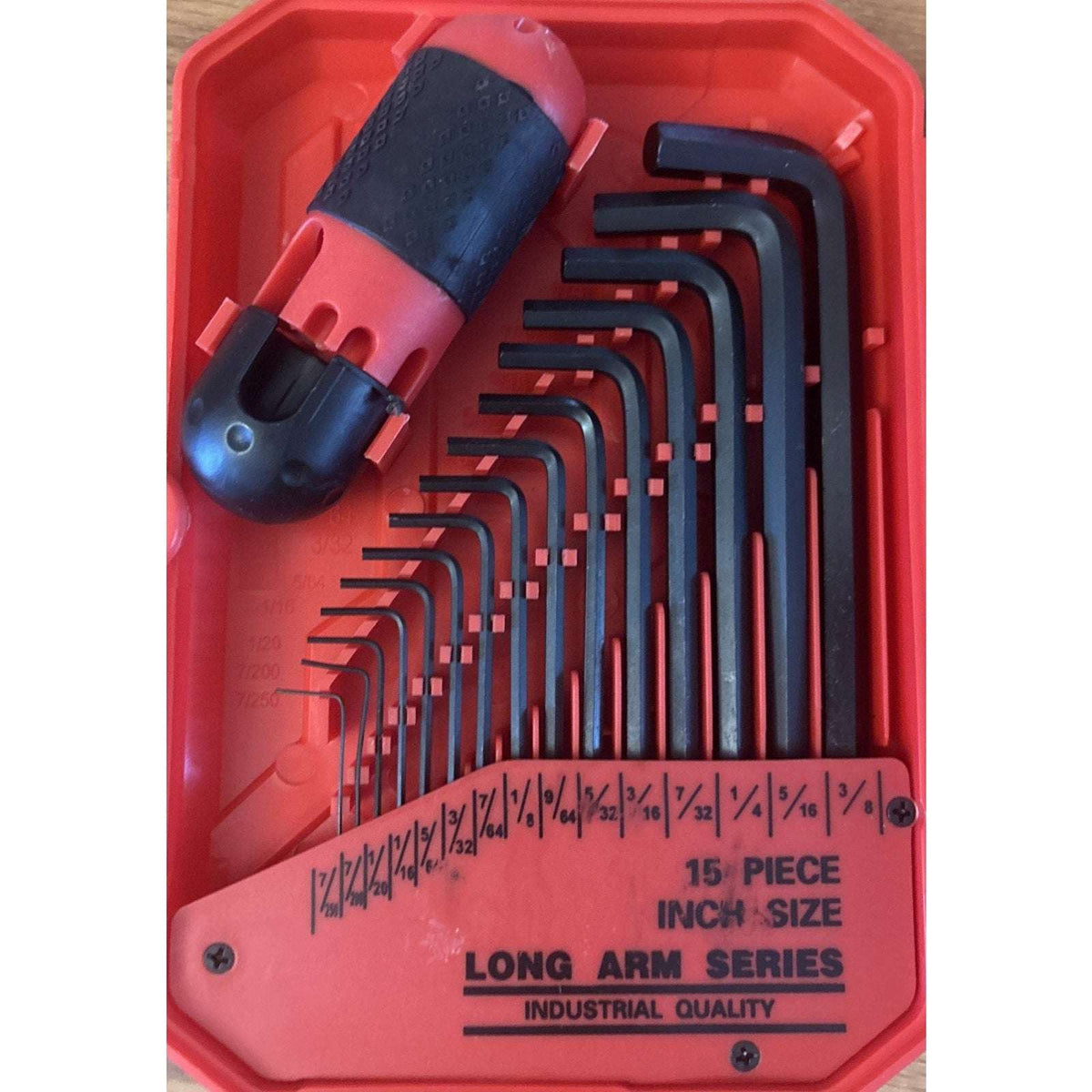 41-Piece Allen Wrench Set SAE Metric Torx Key + Hex Key T-Handle Set T9-T50