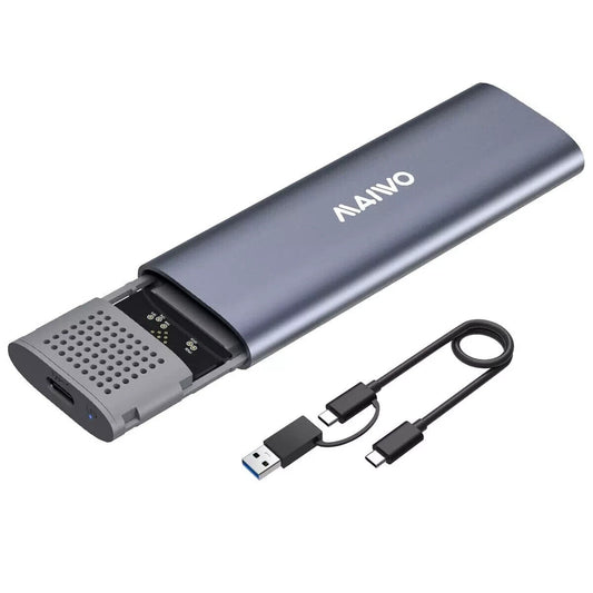 MAIWO K1689P M.2 NVMe Enclosure SSD to USB Adapter, USB 3.1 GEN2 10Gbps 4TB Capa