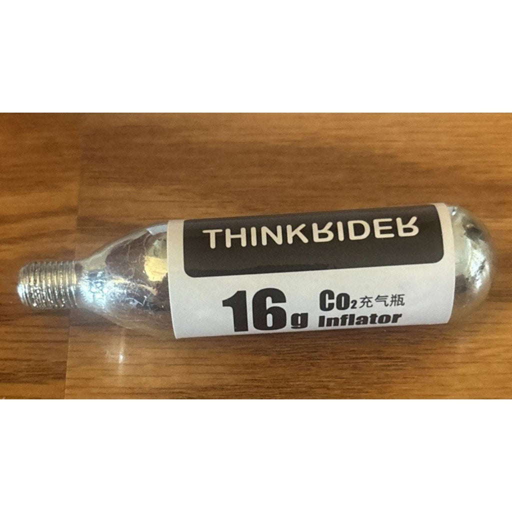 ThinkRider 16g Threaded 20 Pack CO2 Cartridges, Use with CO2 Bike Tire Inflator