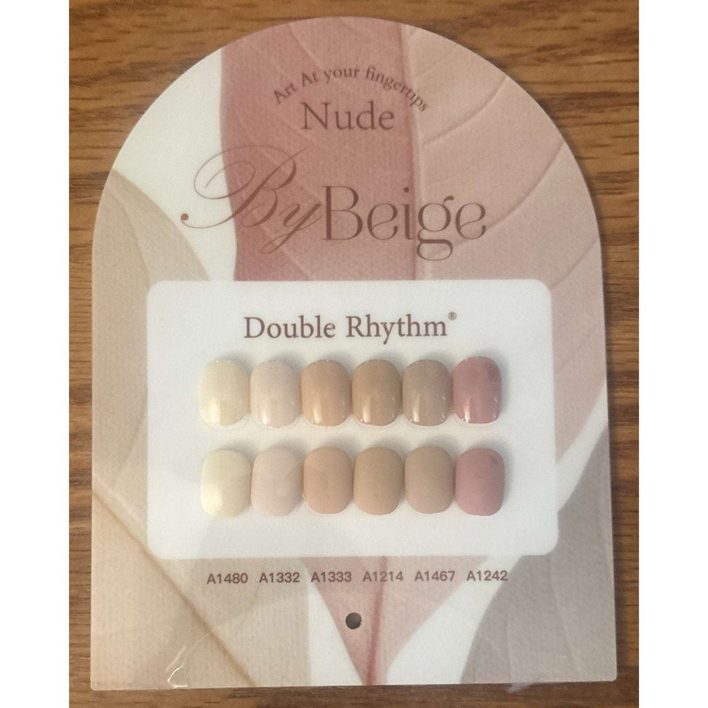 Double Rhythm 6 Pcs 15 ML Gel Polish Set(Pack of 6) Nude Beige Pink Neutral Rose
