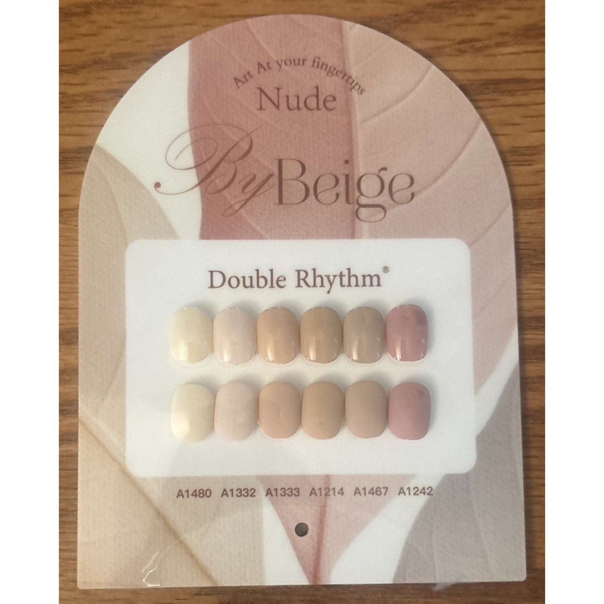 Double Rhythm 6 Pcs 15 ML Gel Polish Set(Pack of 6) Nude Beige Pink Neutral Rose