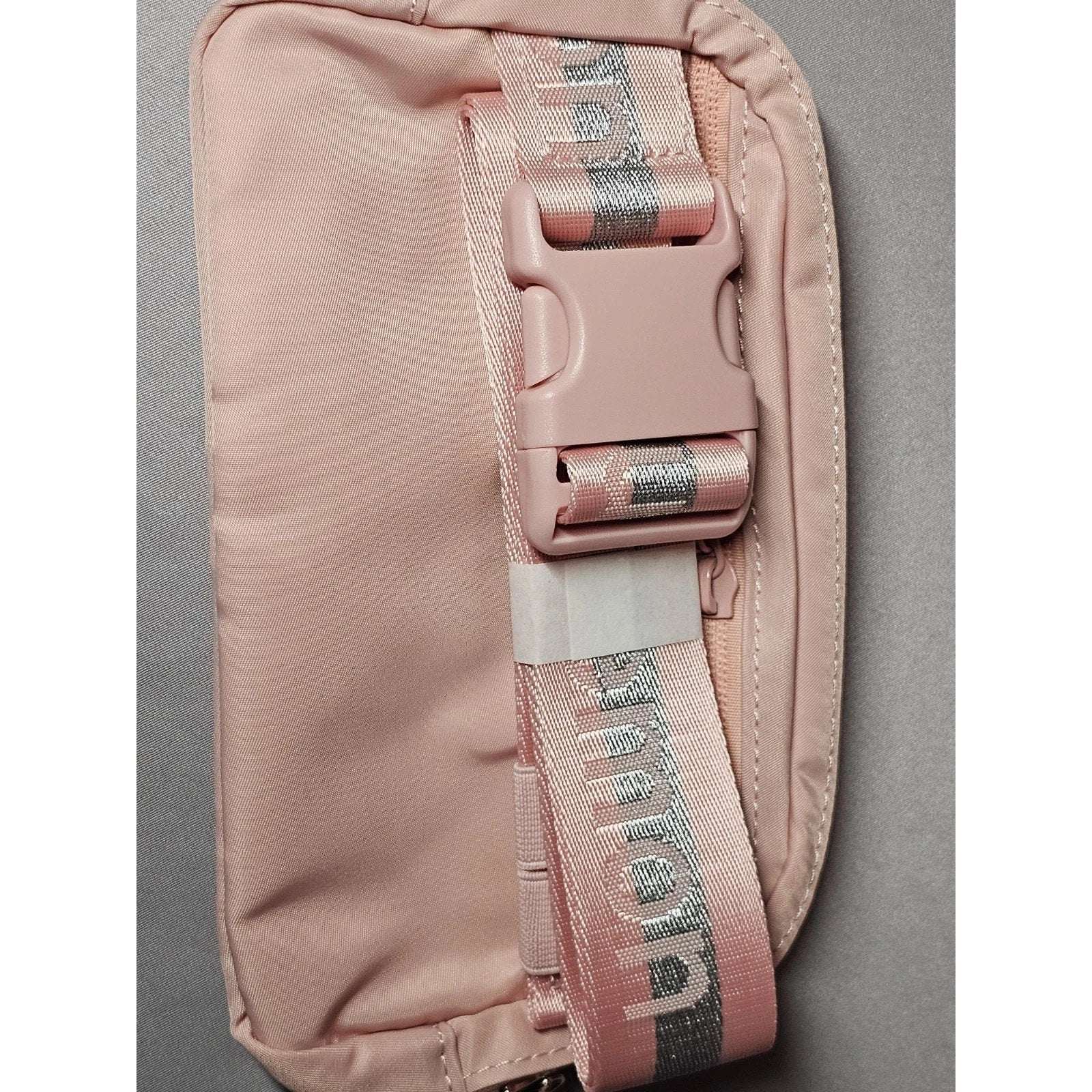 NWT Lululemon Everywhere Wordmark Crossbody Belt Bag Fanny Pack 1L Pink /Silver