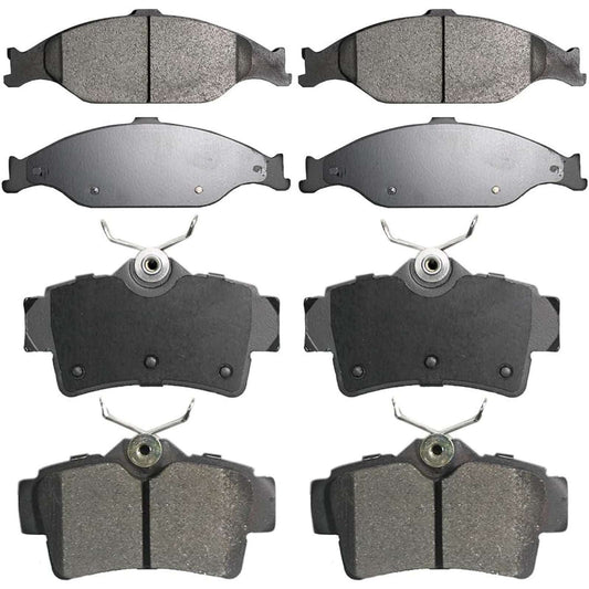 Front & Rear Ceramic Brake Pads for Ford Mustang 1999 - 2004 D804 S627