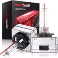 Torchbeam D3S HID Bulbs 6000K Cool White High/Low Beam Xenon w Metal Stents 2-PK