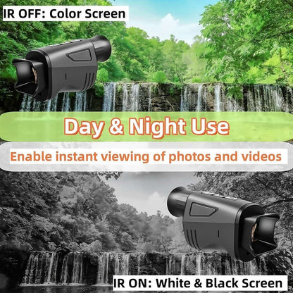 1080P Night Vision Monocular 16X Digital Zoom Infrared IR Goggles 12MP Hunting