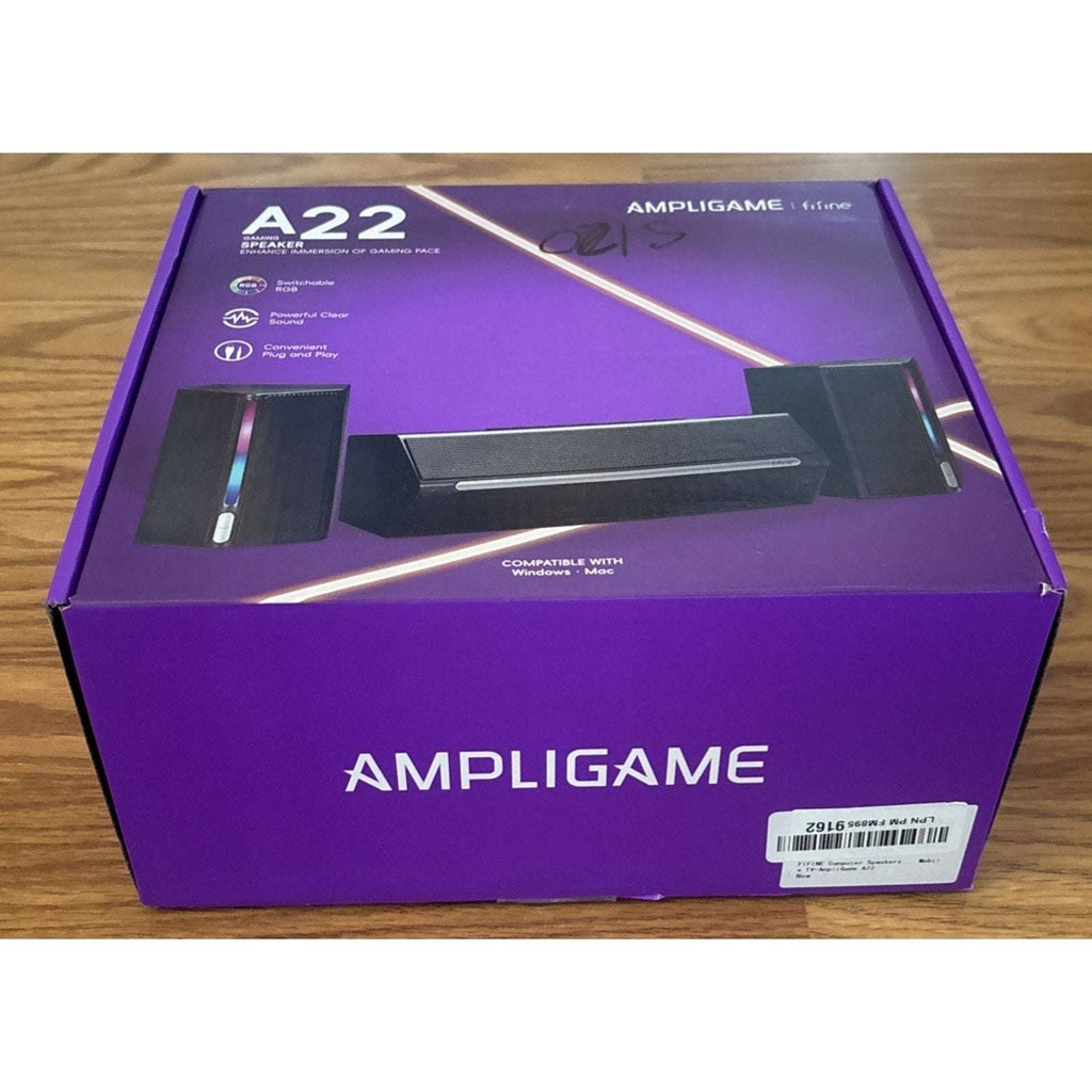 FIFINE AmpliGame A22 RGB Speaker System with Subwoofer - Gaming Sound Control
