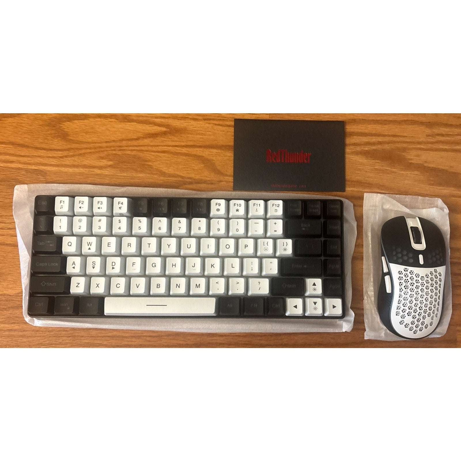 Red Thunder K84 Wireless Gaming Keyboard & Mouse Combo Rainbow Backlight Compact