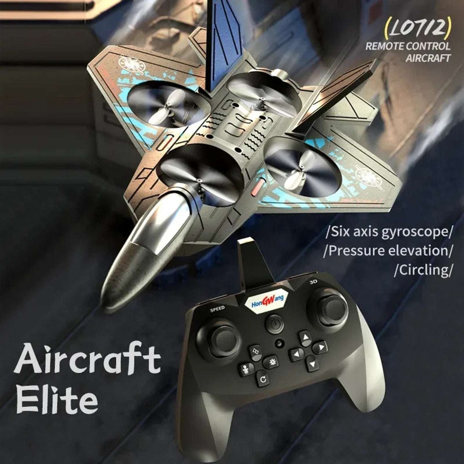 F-22 Raptor Drone2.4GHz RC Remote Control Stunt Plane Easy to Fly L0712 14YRS +