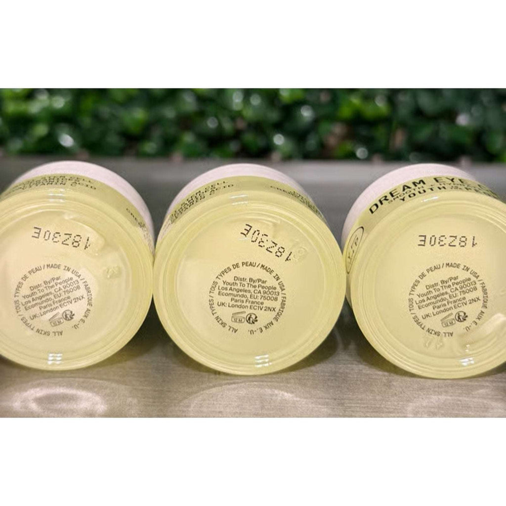 3Pc Youth to the People Dream Eye Cream .17oz/5ml Brand New w/o Box