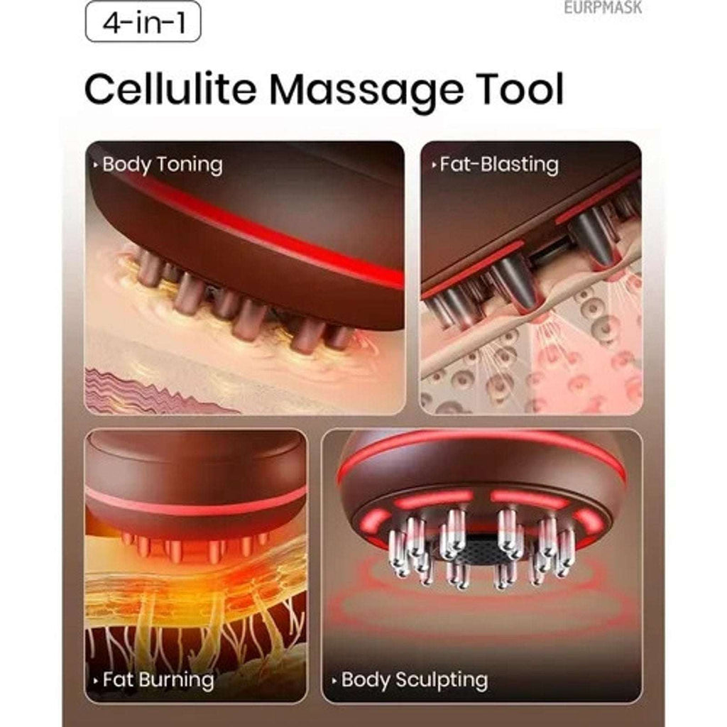 4-in-1 Red Light Lymphatic Drainage Massager Anti Cellulite Body Sculpting Tool