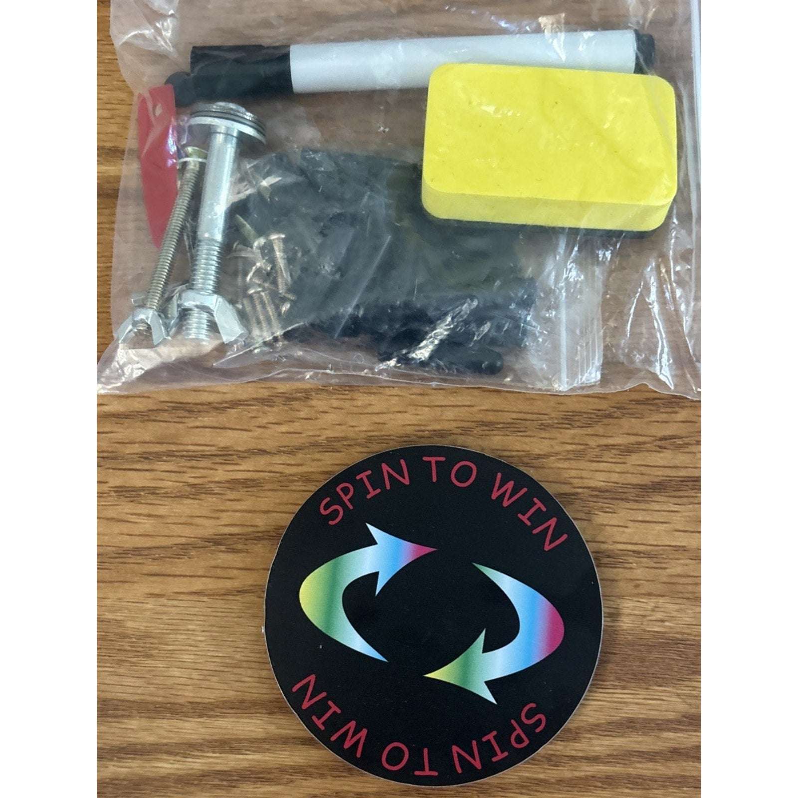 Winspin Customizable 14 Slot Spinning Prize Wheel Colorful Chore/Activity Wheel