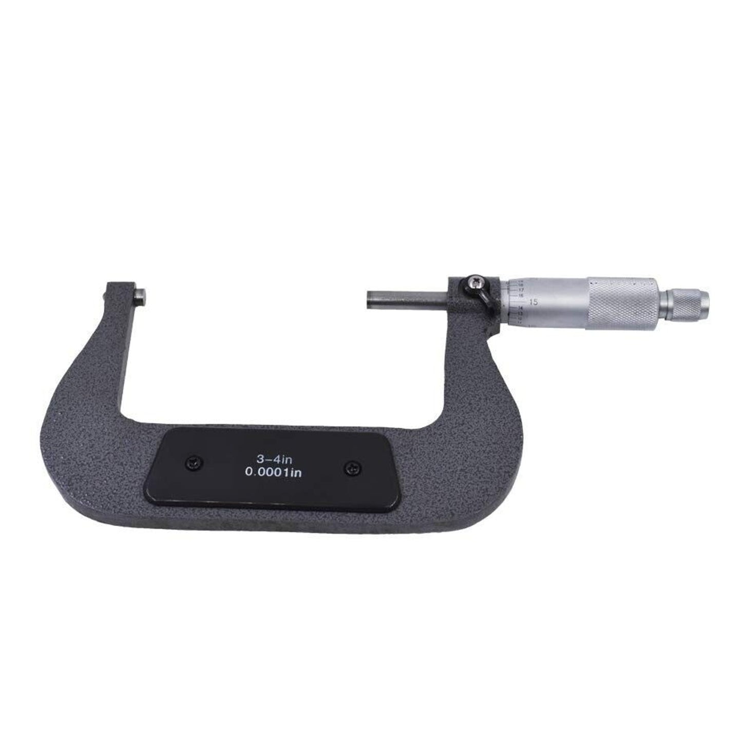 3-4" Outside Diameter Micrometer Accuracy 0.0001" Carbide w Ratchet Stop Thimble