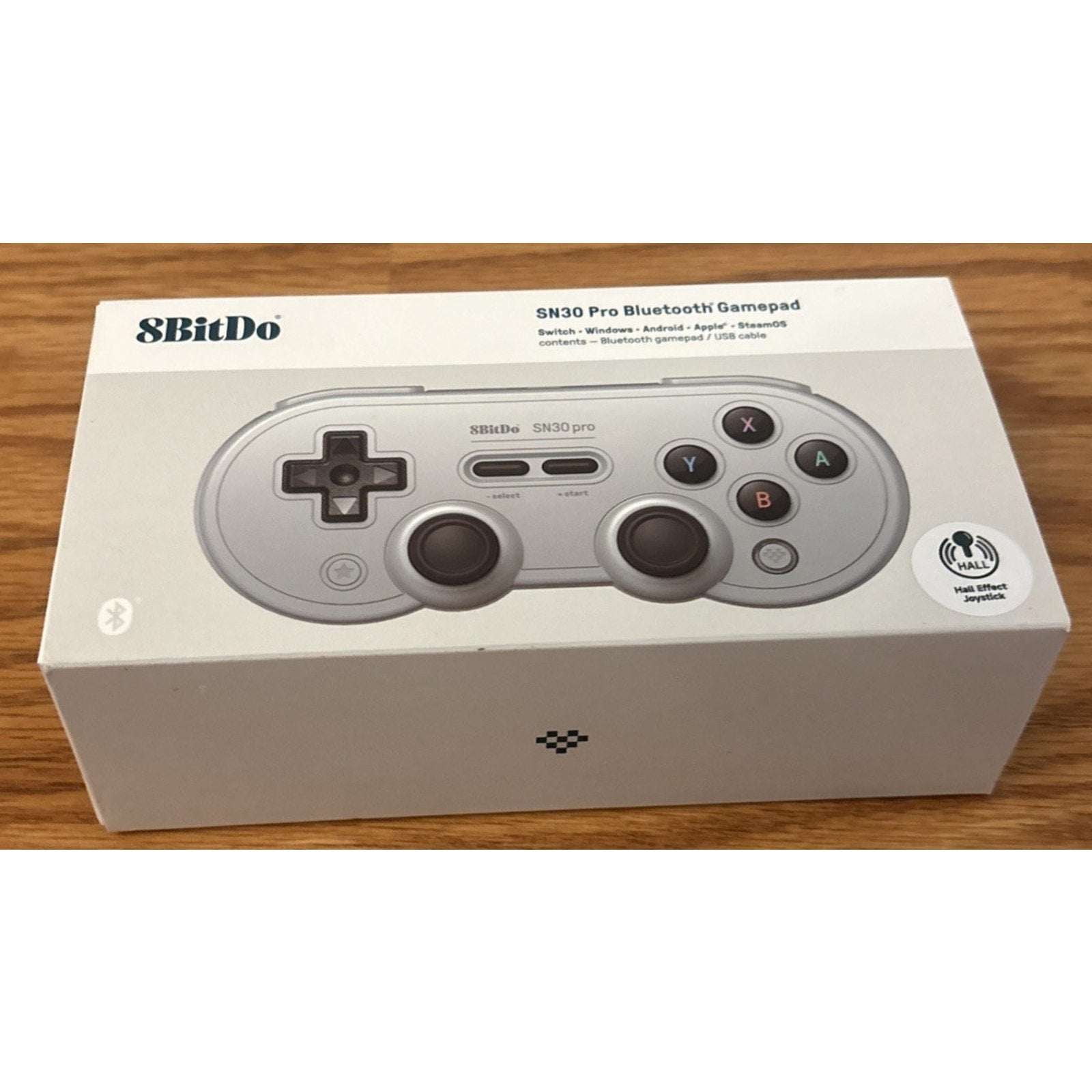 8BitDo SN30 Pro Wireless Bluetooth Controller - Gray Hall Effect Switch Windows+