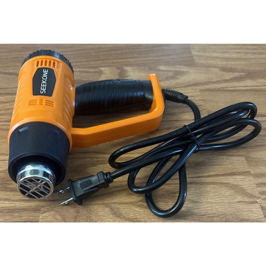 1800W Heavy Duty Heat Gun Fast Heat 752℉ & 1112℉ Dual-Temperature & 4 Nozzles