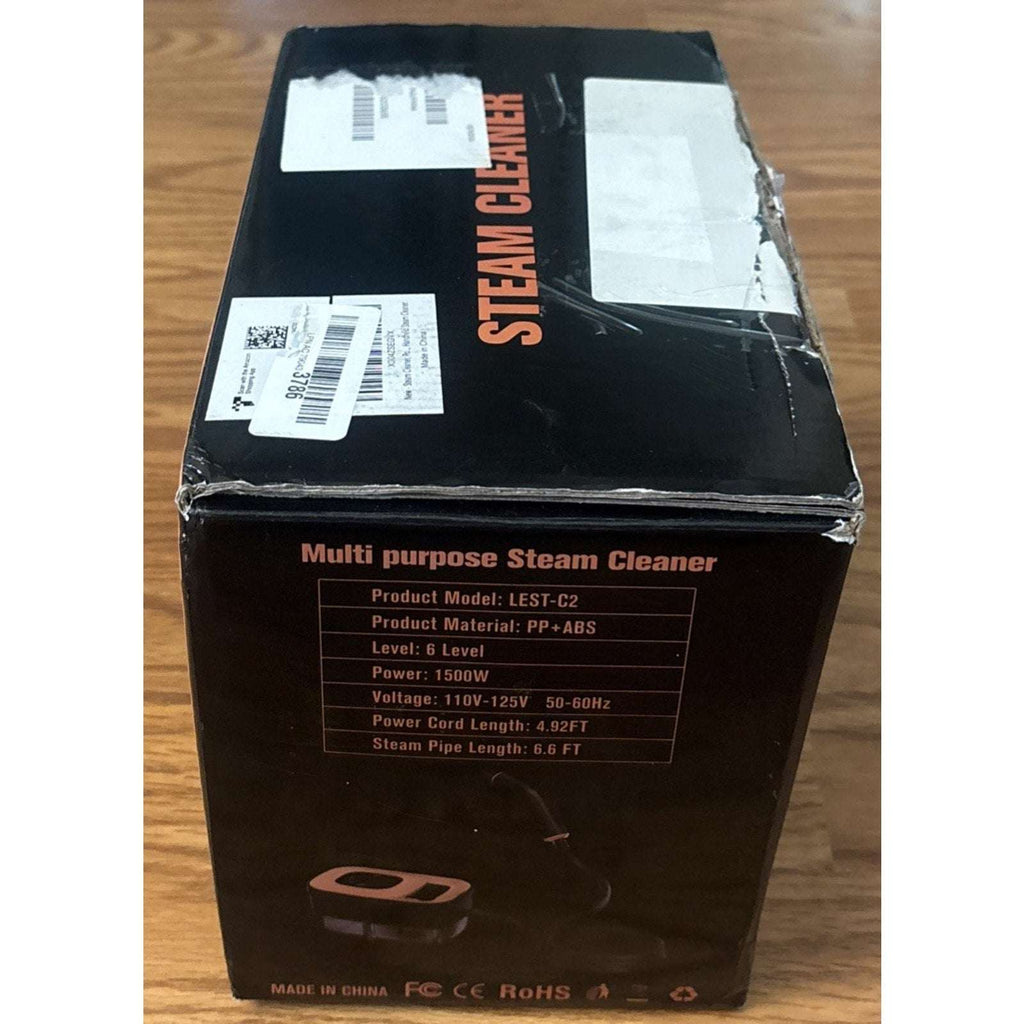 Portable High Pressure Steam Cleaner, 6-Level Adjustable, 15s Heat, 1.25L Tank