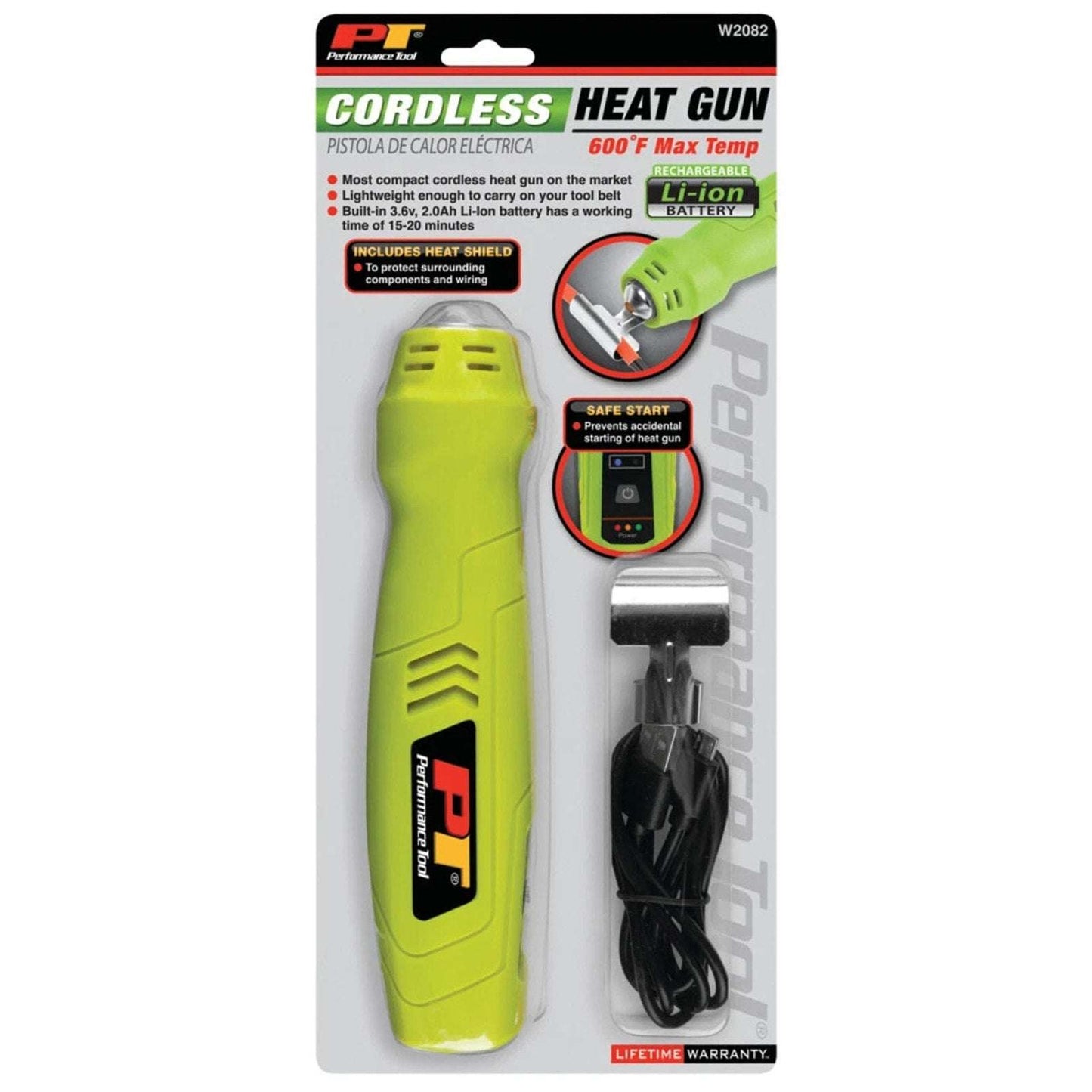 Wilmar W2082 Li-ion Cordless Heat Gun Rechargeable Performance Tool